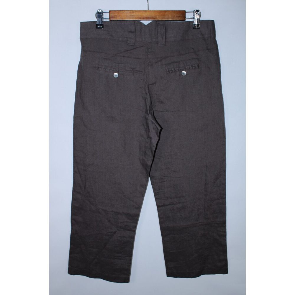 NWT Brora Women's Size 10 Mole‎ 100% Linen Pants - Picture 6 of 9